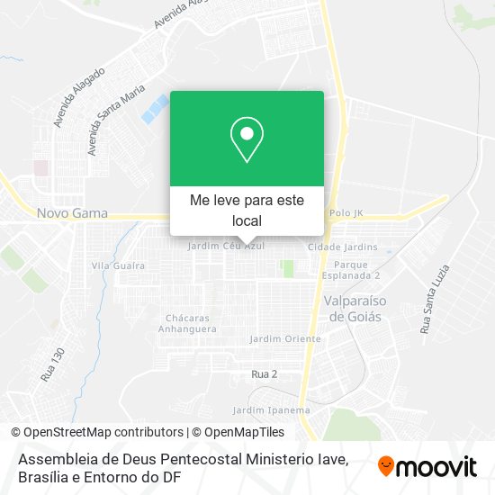 Assembleia de Deus Pentecostal Ministerio Iave mapa