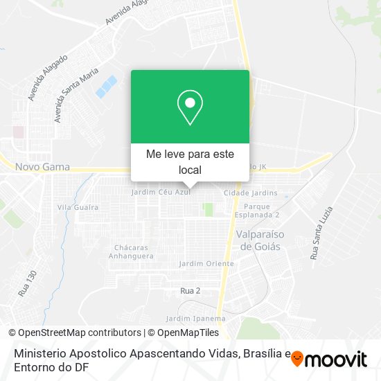 Ministerio Apostolico Apascentando Vidas mapa