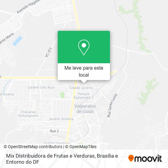 Mix Distribuidora de Frutas e Verduras mapa