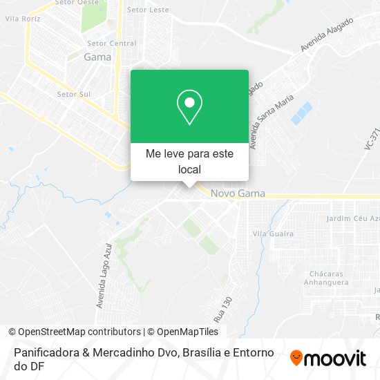 Panificadora & Mercadinho Dvo mapa