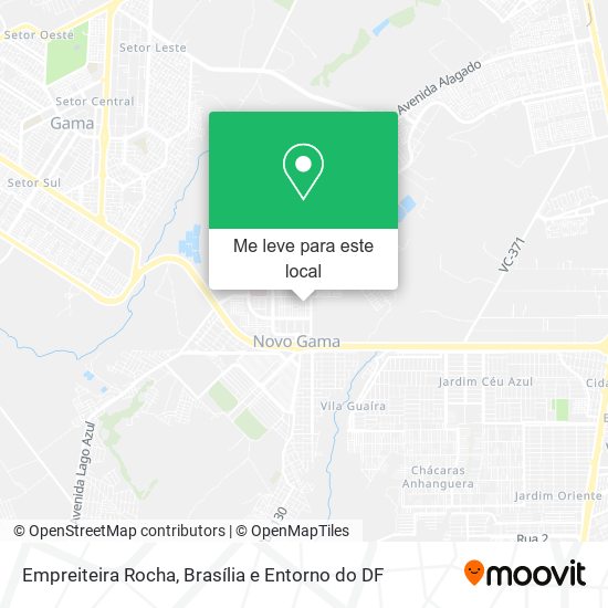 Empreiteira Rocha mapa