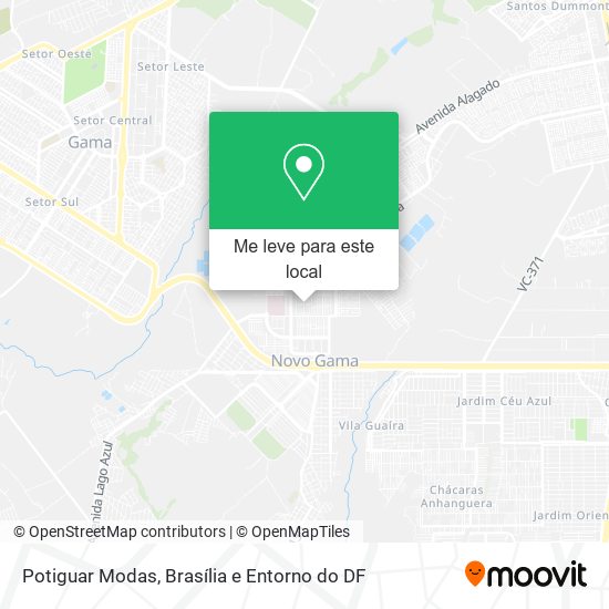 Potiguar Modas mapa