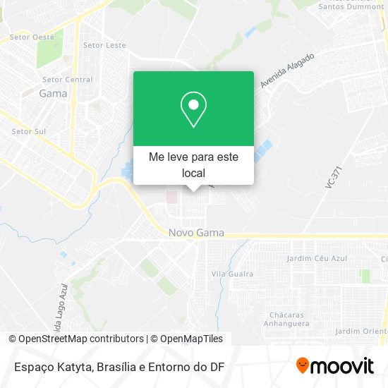 Espaço Katyta mapa