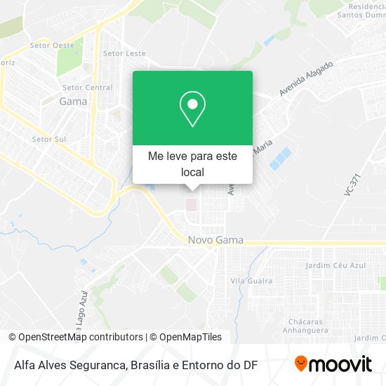 Alfa Alves Seguranca mapa