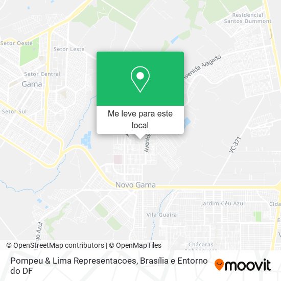 Pompeu & Lima Representacoes mapa