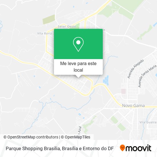 Parque Shopping Brasilia mapa