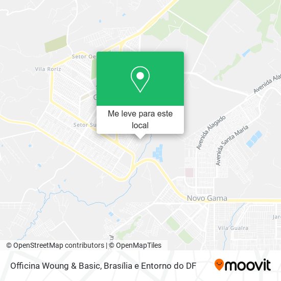 Officina Woung & Basic mapa