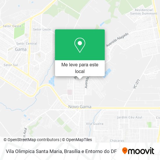 Vila Olimpica Santa Maria mapa