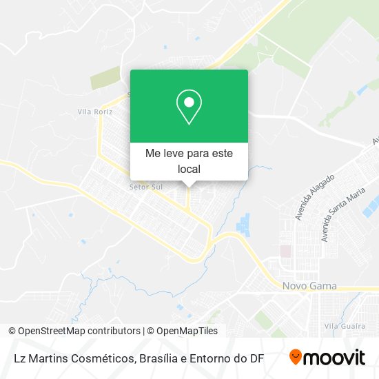 Lz Martins Cosméticos mapa