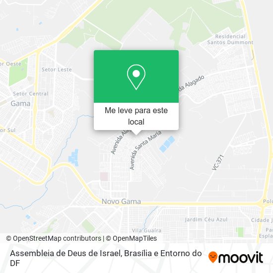 Assembleia de Deus de Israel mapa