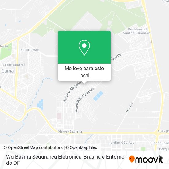 Wg Bayma Seguranca Eletronica mapa
