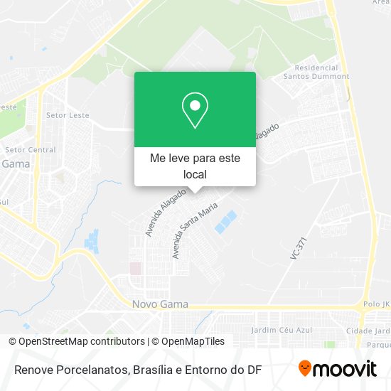 Renove Porcelanatos mapa