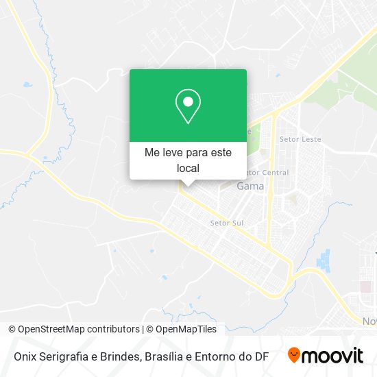 Onix Serigrafia e Brindes mapa