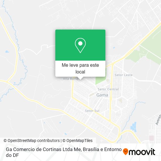 Ga Comercio de Cortinas Ltda Me mapa