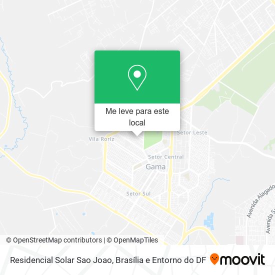 Residencial Solar Sao Joao mapa