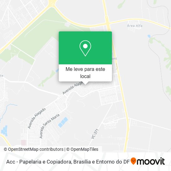 Acc - Papelaria e Copiadora mapa
