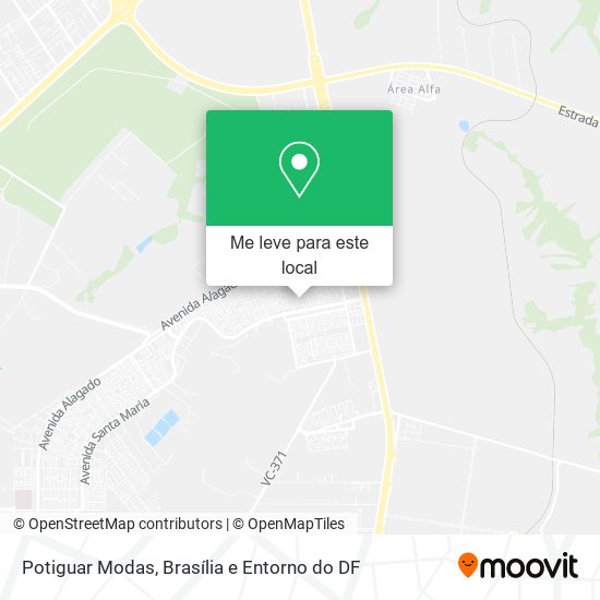 Potiguar Modas mapa