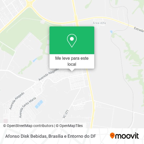 Afonso Disk Bebidas mapa