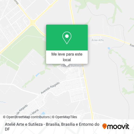 Ateliê Arte e Sutileza - Brasilia mapa