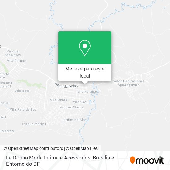 Lá Donna Moda Íntima e Acessórios mapa