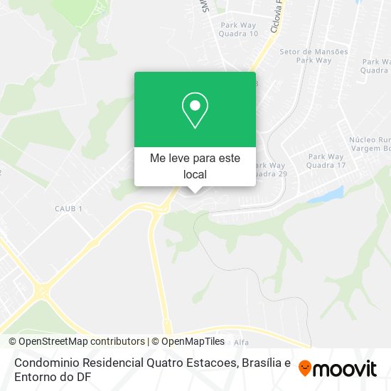 Condominio Residencial Quatro Estacoes mapa
