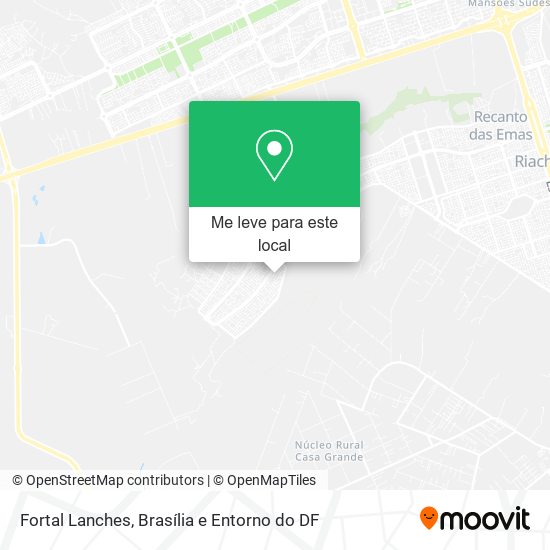 Fortal Lanches mapa