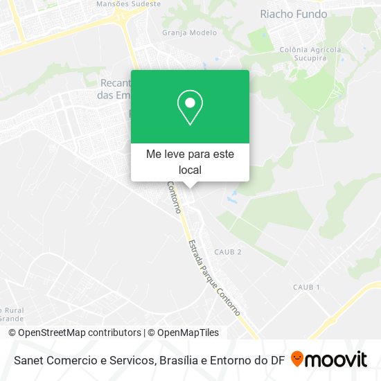 Sanet Comercio e Servicos mapa
