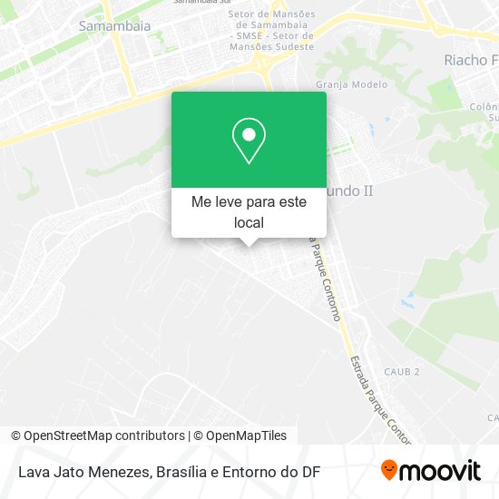 Lava Jato Menezes mapa