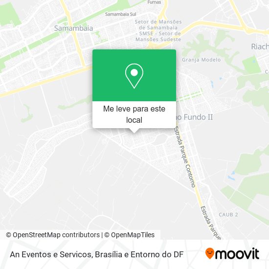 An Eventos e Servicos mapa