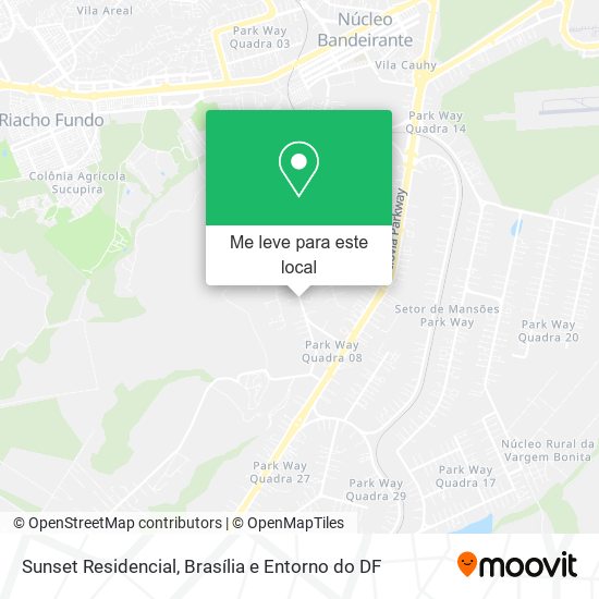Sunset Residencial mapa