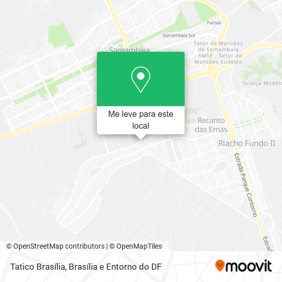 Tatico Brasília mapa