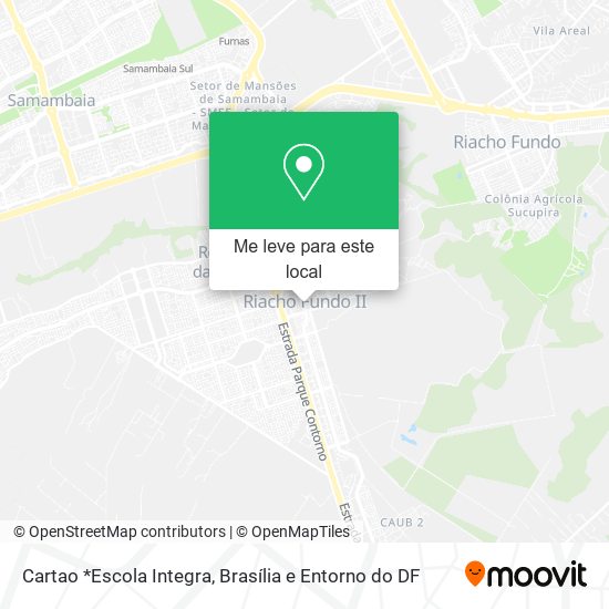 Cartao *Escola Integra mapa