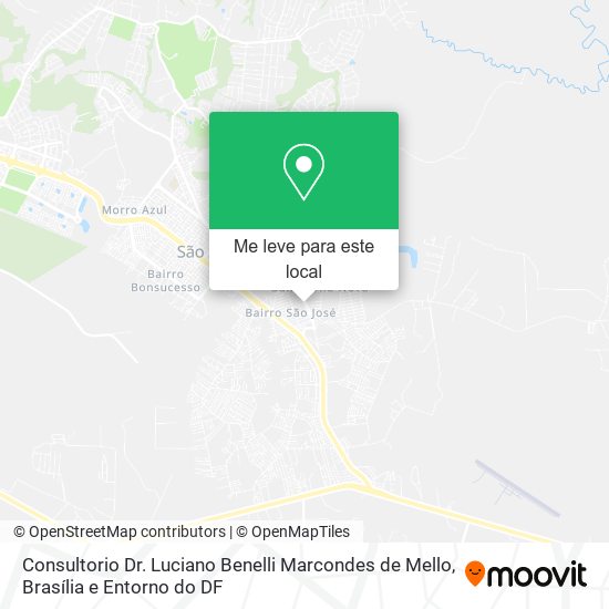 Consultorio Dr. Luciano Benelli Marcondes de Mello mapa