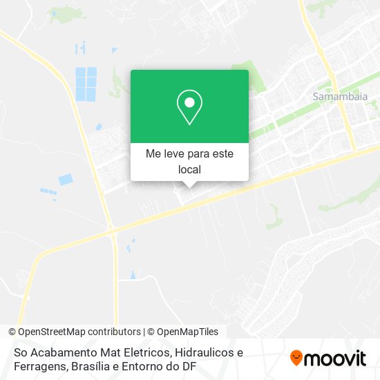 So Acabamento Mat Eletricos, Hidraulicos e Ferragens mapa