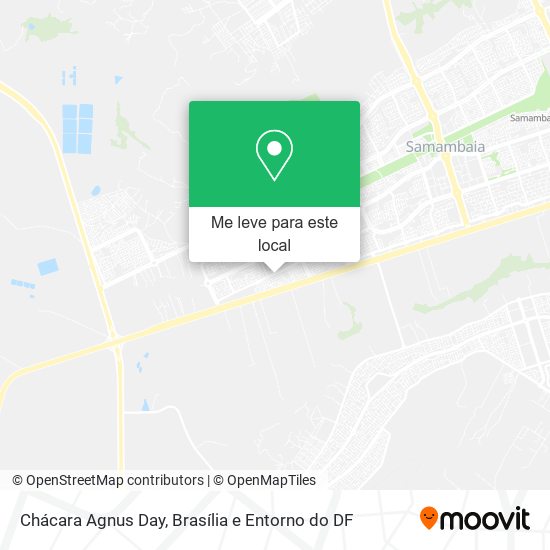 Chácara Agnus Day mapa