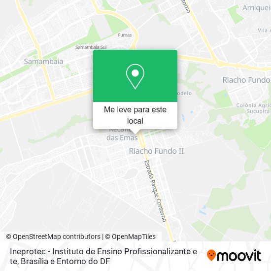 Ineprotec - Instituto de Ensino Profissionalizante e te mapa