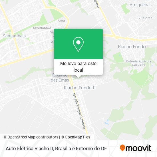 Auto Eletrica Riacho II mapa