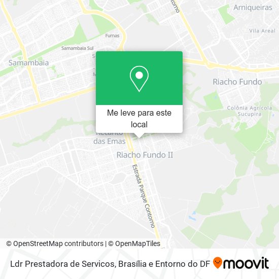 Ldr Prestadora de Servicos mapa