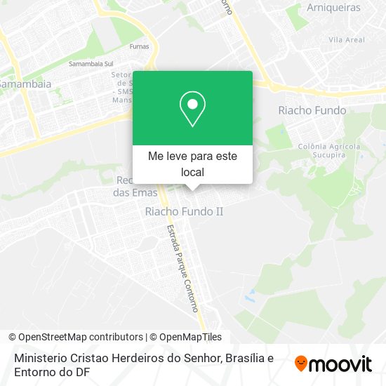 Ministerio Cristao Herdeiros do Senhor mapa