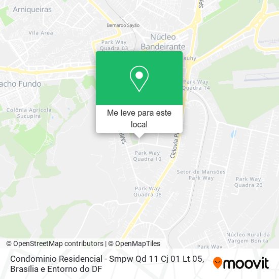 Condominio Residencial - Smpw Qd 11 Cj 01 Lt 05 mapa