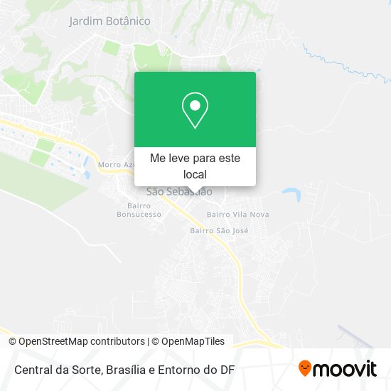 Central da Sorte mapa
