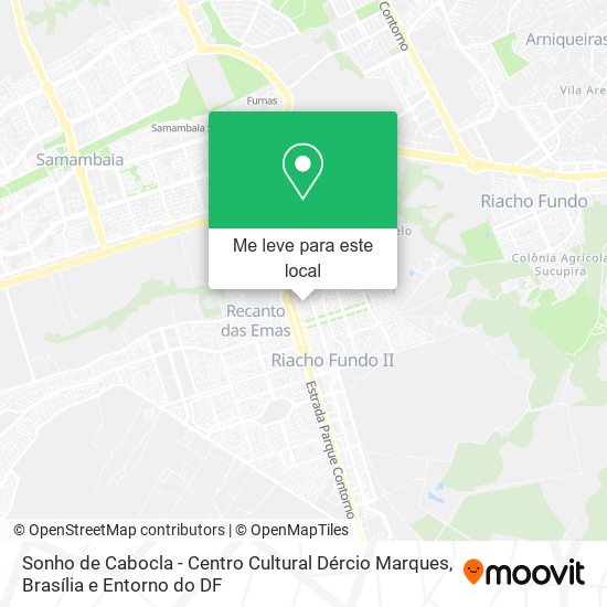 Sonho de Cabocla - Centro Cultural Dércio Marques mapa