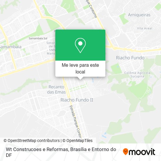 Wt Construcoes e Reformas mapa