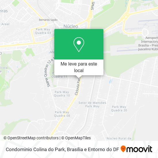 Condominio Colina do Park mapa