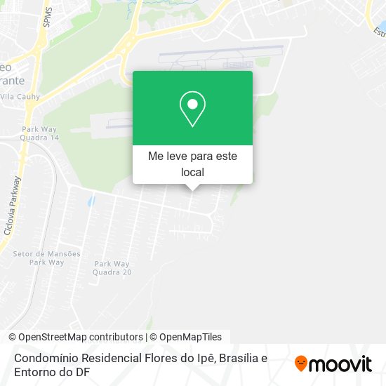 Condomínio Residencial Flores do Ipê mapa