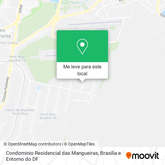 Condominio Residencial das Mangueiras mapa