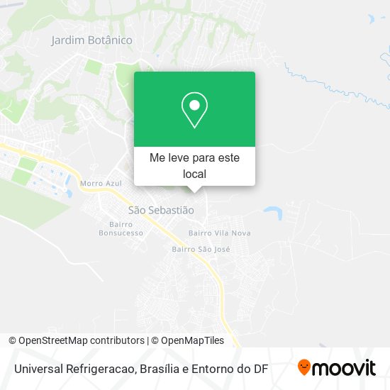 Universal Refrigeracao mapa