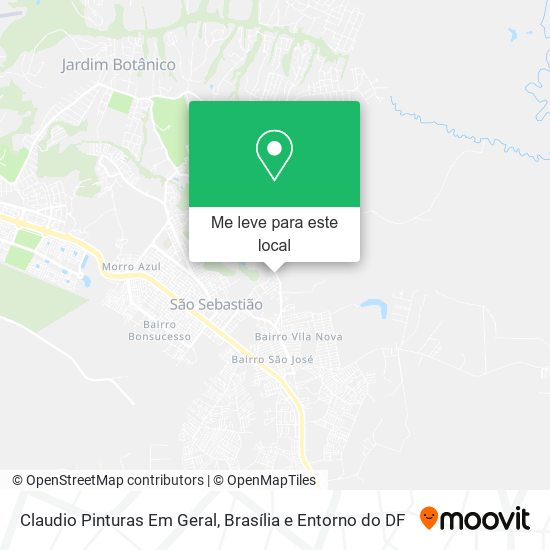 Claudio Pinturas Em Geral mapa