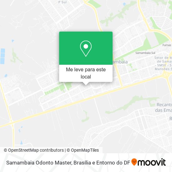 Samambaia Odonto Master mapa