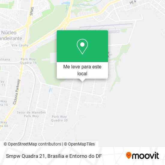 Smpw Quadra 21 mapa